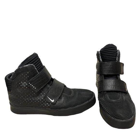 Nike Flystepper Black Shoes Men’s Size 9.5 2K3 TXT Platinum Pre-owned - Picture 1 of 11